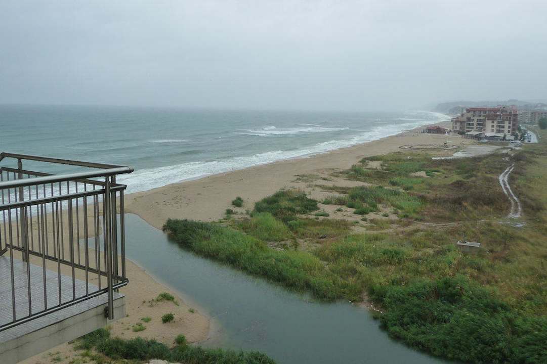 Blick aus unserem Zimmer am Abreisetag. Sol Luna Bay