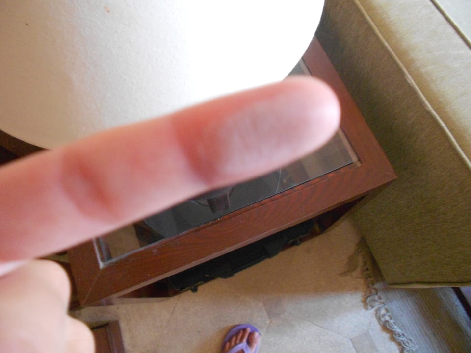 Der Schmutz und Staub auf dem Tisch Grand Waterworld Makadi & Family Star Makadi