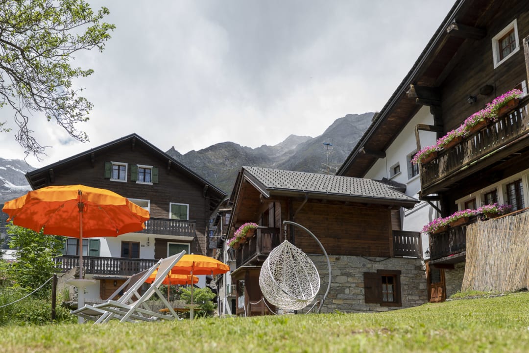 Außenansicht Incanto Walser Apartments Ronco