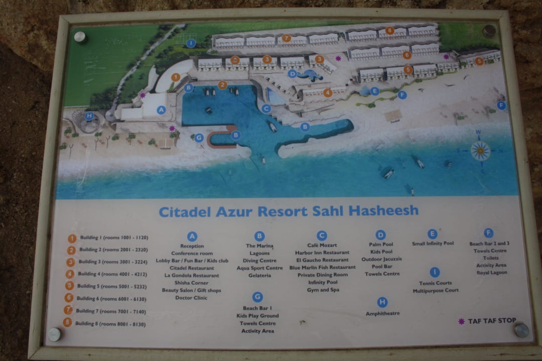 Lageplan Pickalbatros Citadel Resort