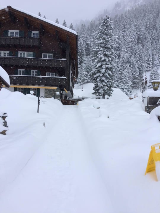 Heimspitze im Schnee Alpenhotel Heimspitze