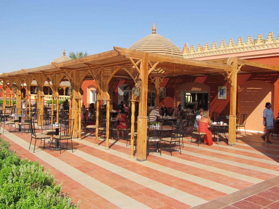 Aussenrestaurant Pickalbatros Alf Leila Wa Leila Resort - Neverland Hurghada