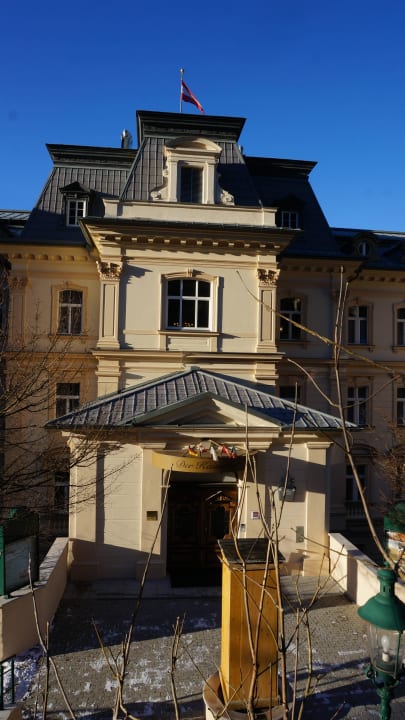 Blick auf den Kaiserhof-Hintereingang Hapimag Resort Bad Gastein
