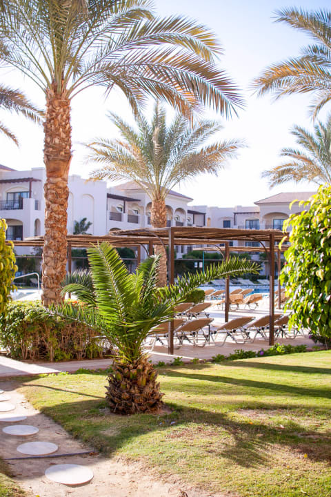 Сад между корпусами JAZ Aquamarine Resort