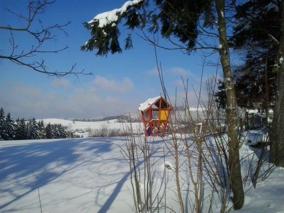 Blick vom Hohen Knochen Berghotel Hoher Knochen