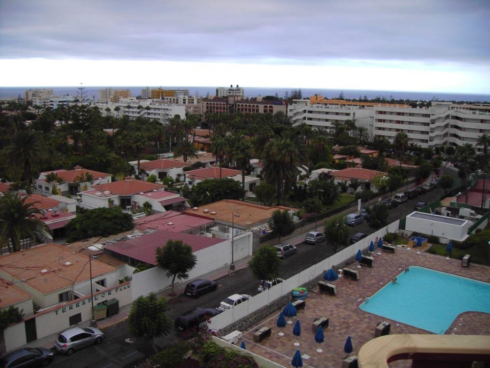 Bungalow Park von oben HL Miraflor Suites Hotel