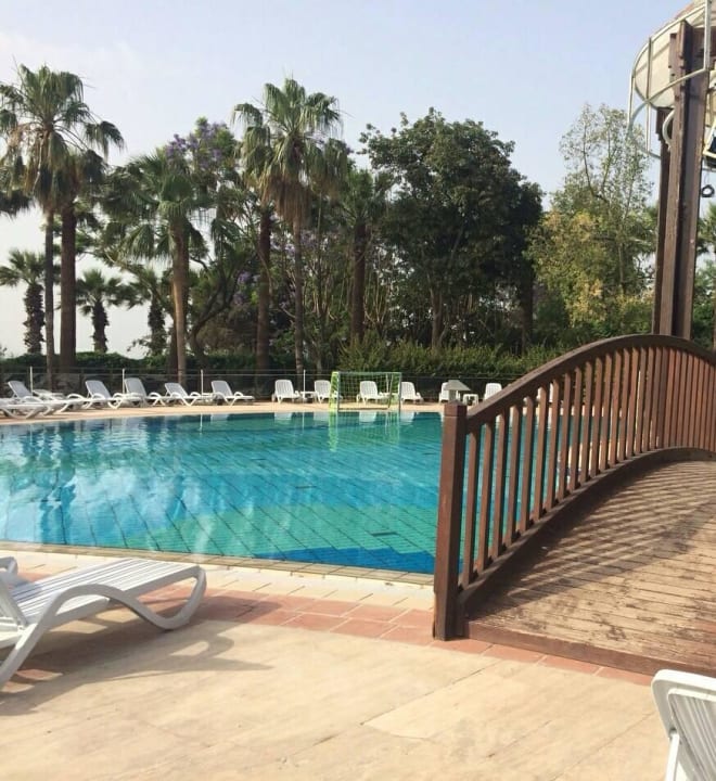 Бассейн в утренние часы Hotel Özkaymak Falez