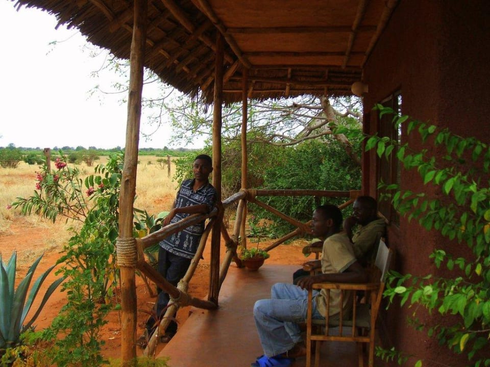 Bush house view into the park Red Elephant Safari Lodge