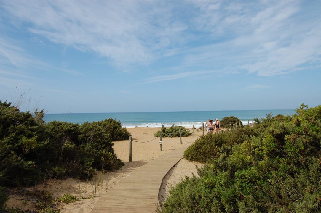 Holzsteg zum Strand Hipotels Barrosa Park