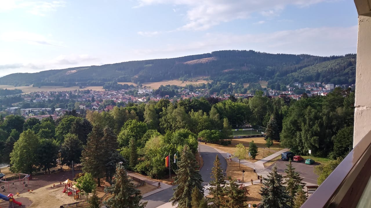 Ausblick AHORN Berghotel Friedrichroda