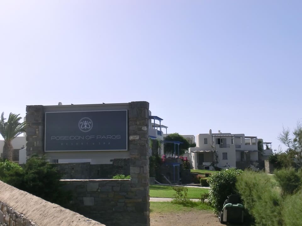 Zufahrt Hotel-Apartments Poseidon Of Paros