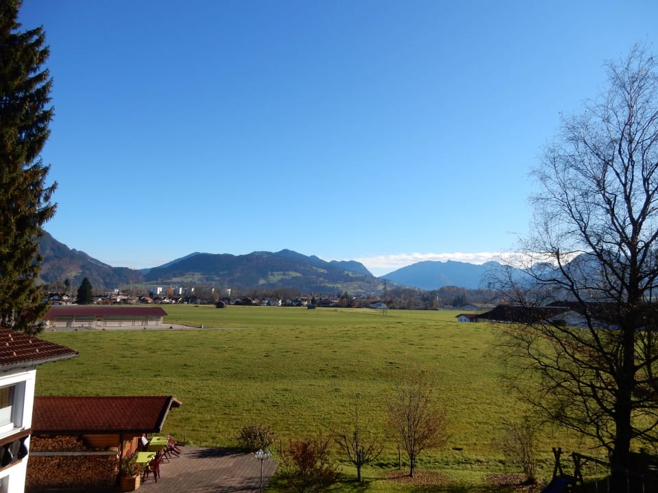 Ein schöner Novembertag - Blick aus dem Zimmer Gästehaus Kanstein