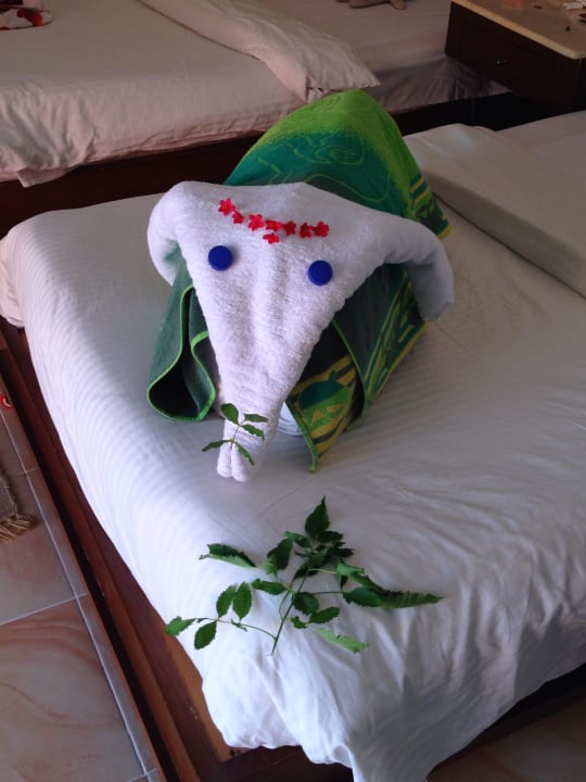 Handtuchfigur Room 460 Pickalbatros Alf Leila Wa Leila Resort - Neverland Hurghada