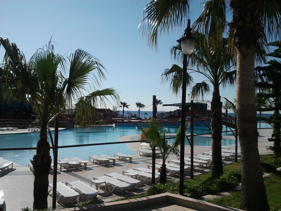 Blick vom Zimmer Oz Hotels Incekum Beach