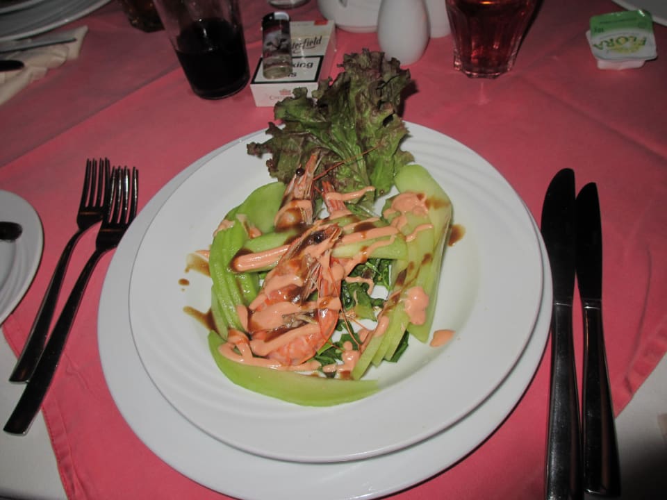 Shrimpscocktail im the Beach The Grand Hotel Sharm El Sheikh