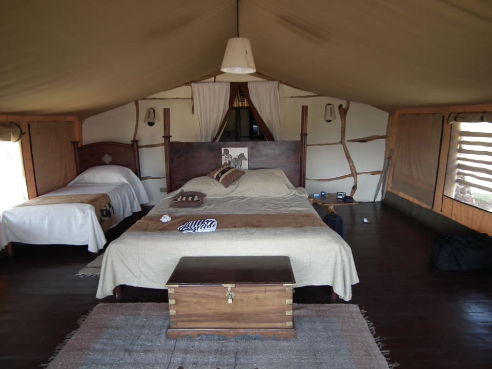 Innenansicht Zelt Satao Elerai Camp