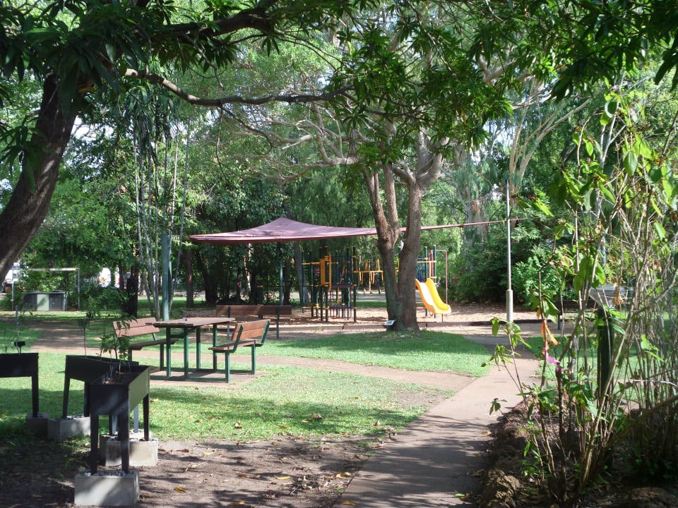 Gartenanlage Gagudju Cooinda Lodge