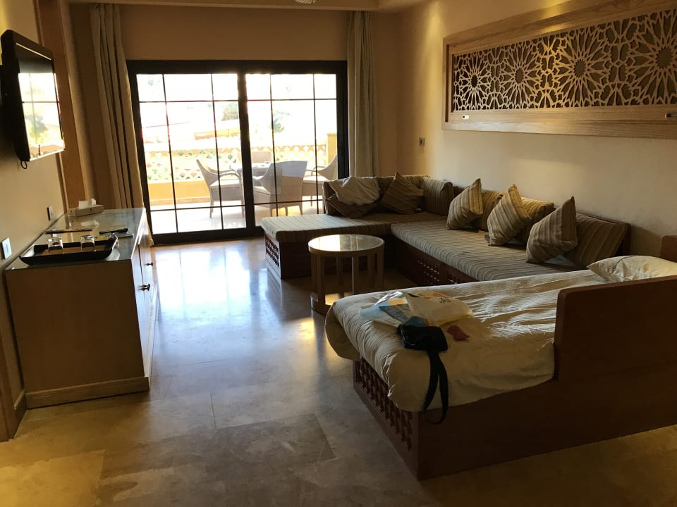 Wohnzimmer Family-Suite 8347 Grand Waterworld Makadi & Family Star Makadi