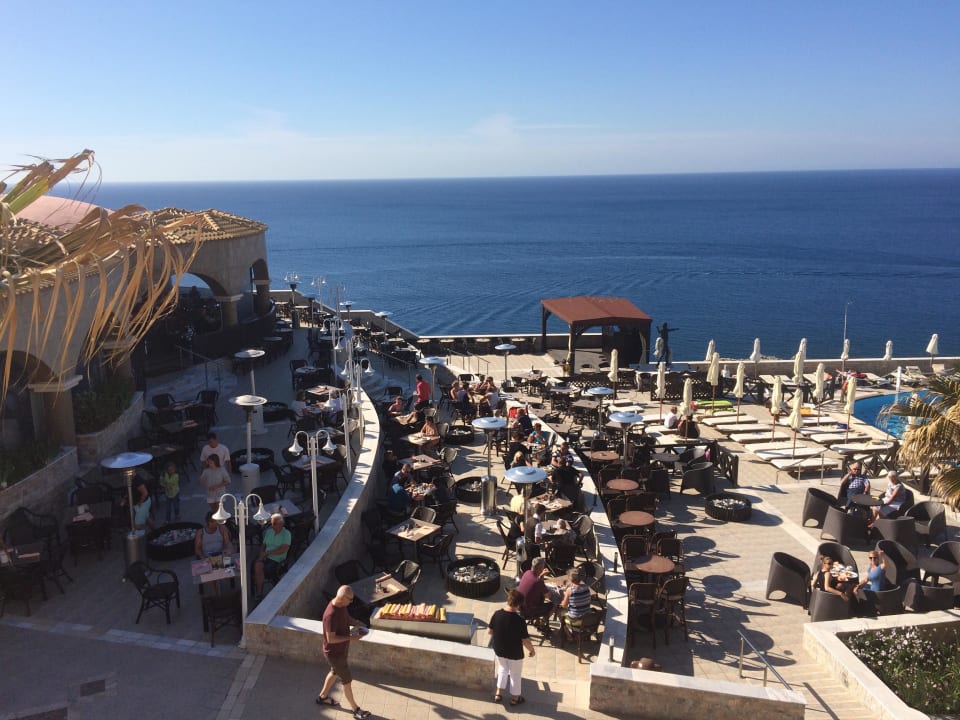 Blick vom Zimmer Hotel Kalithea Horizon Royal