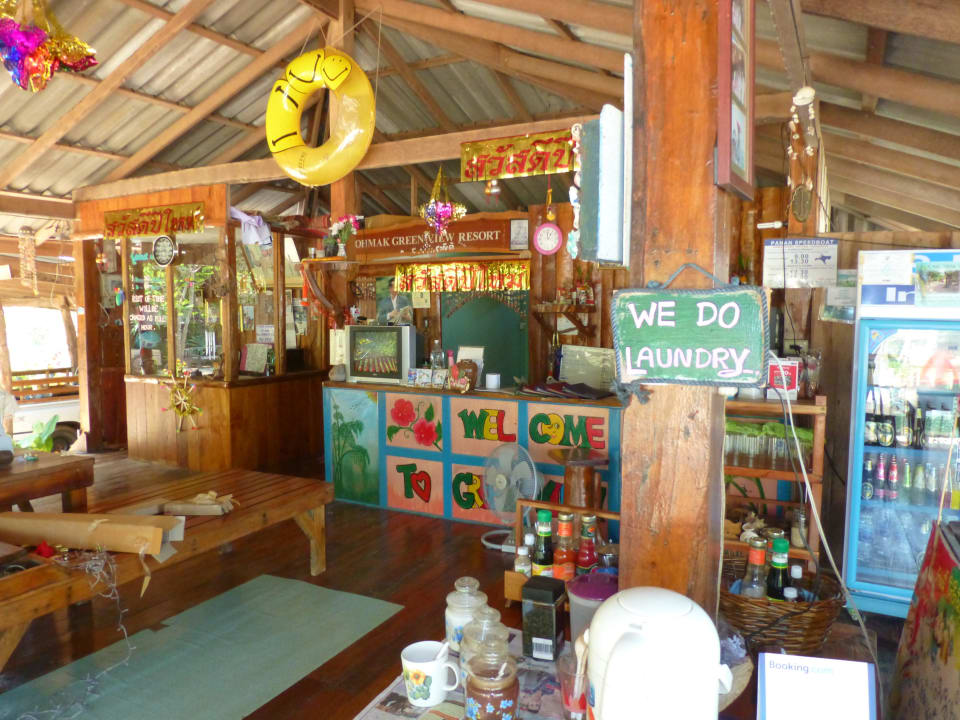 Reception und Restaurant Hotel Koh Mak Green View Resort