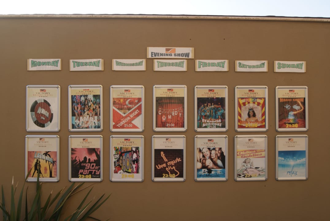 Abendveranstaltungen Hotel Victory Resort