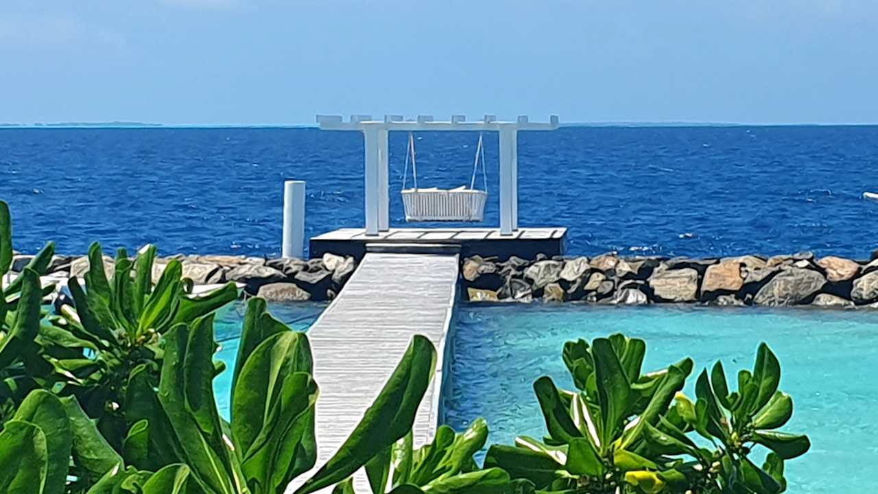 Ausblick NH Maldives Kuda Rah Resort