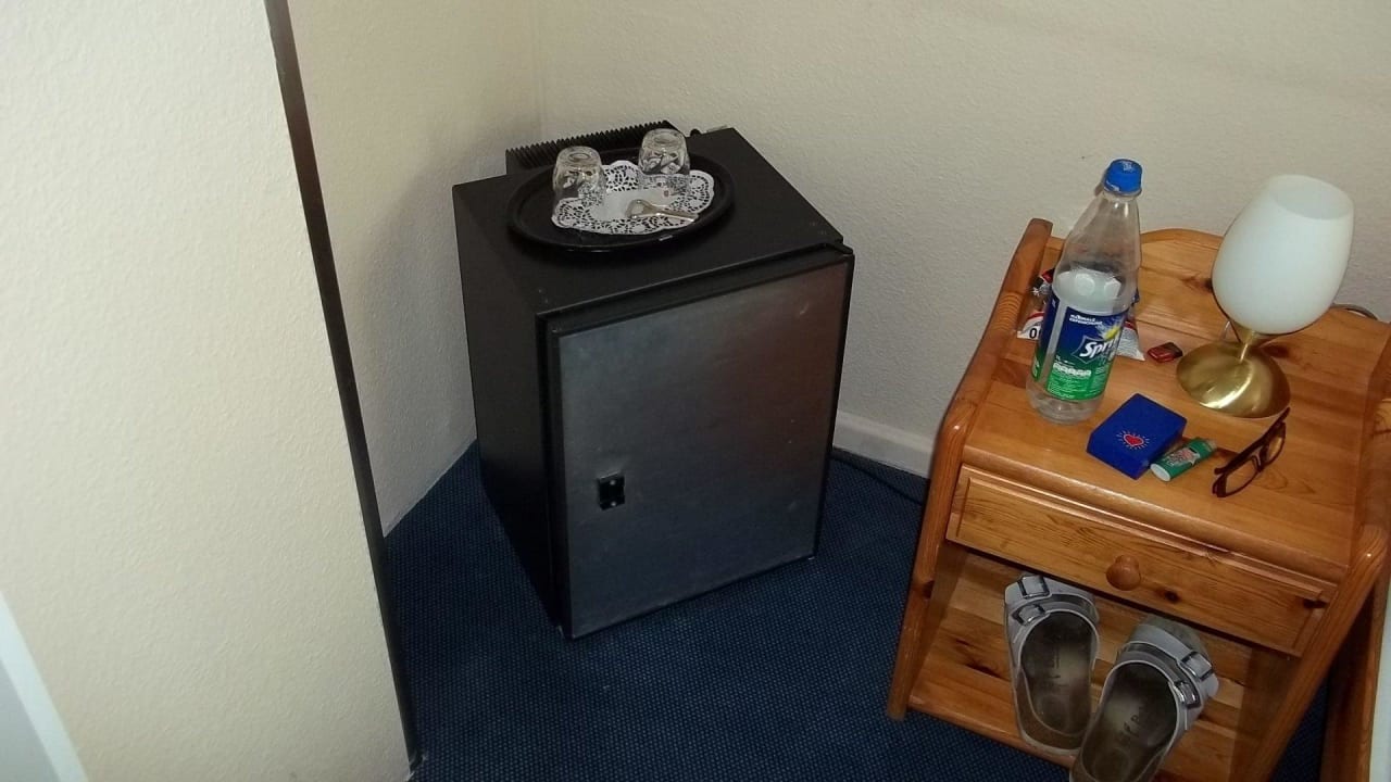 So sieht die Minibar aus Hotel Der Berghof am See