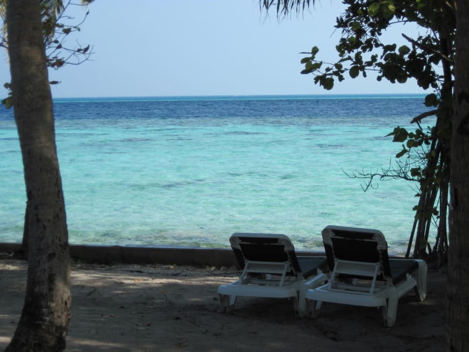 Ausblick von Beachvilla 137 Vilamendhoo Island Resort & Spa