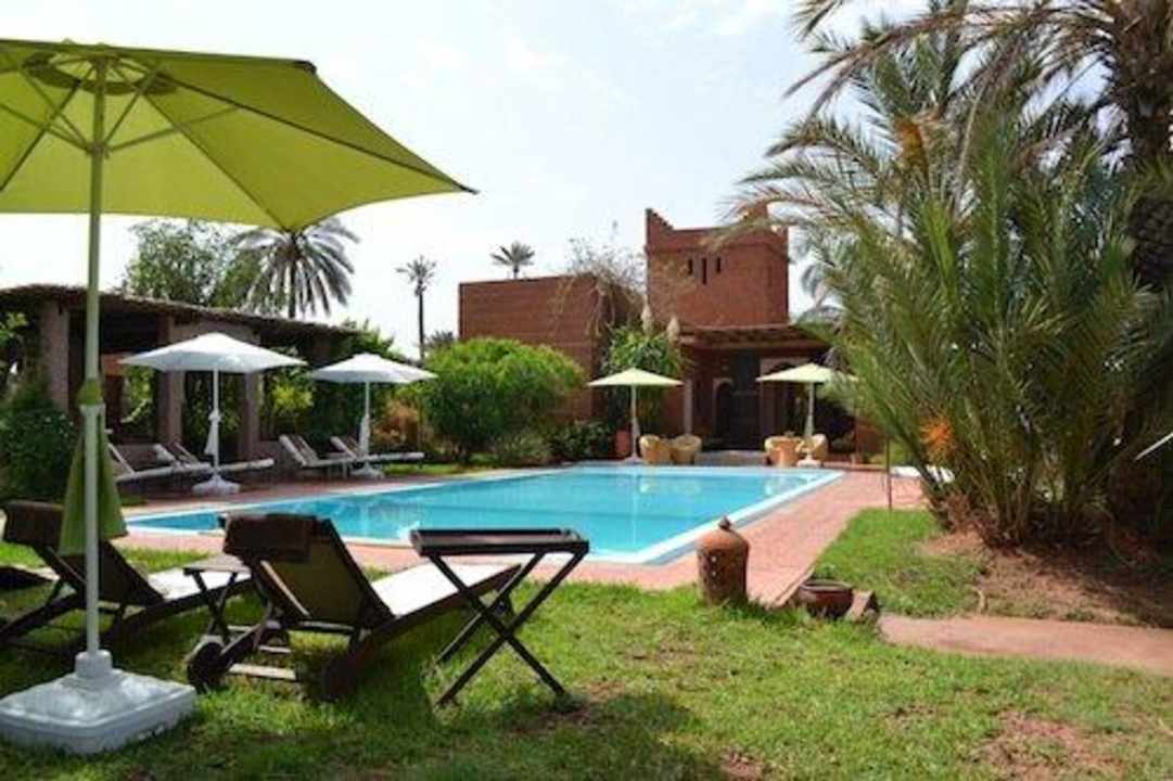 Piscine et Parc Acacia Villa Marrakech