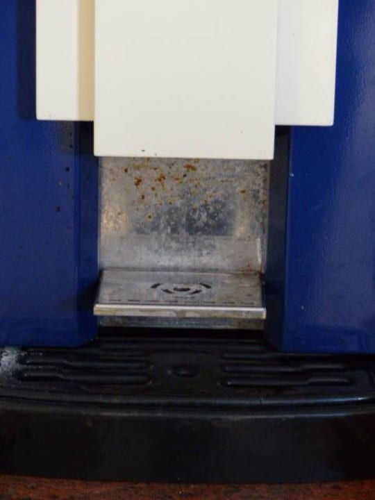 Dreckige Kaffeemaschine Grand Seker Hotel