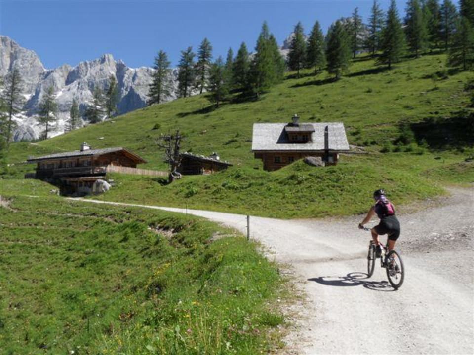 Mountainbiken in Ramsau und Umgebung (Dachstein) Kraftplatz am Dachstein - BioHotel Herold