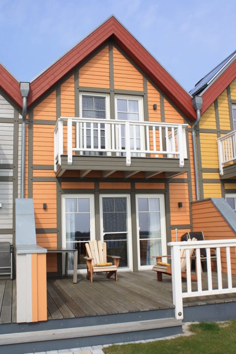 Das Haus mit Terrasse  OstseeResort Olpenitz - Ferienhaus Am Yachthafen 39