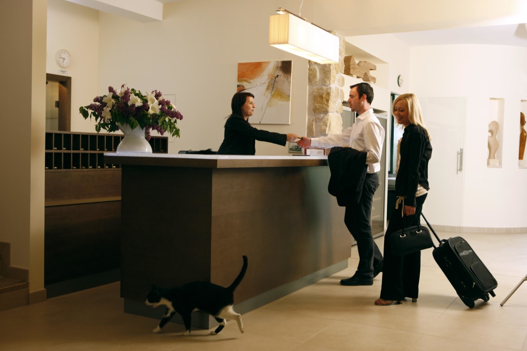 Rezeption Landhotel Birkenhof