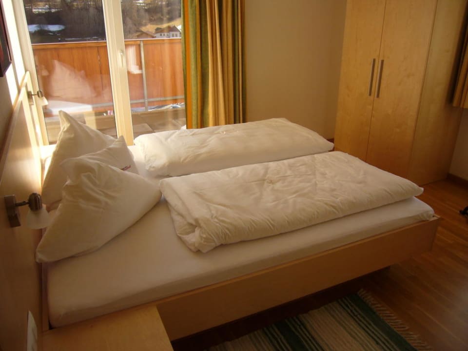 Schlafzimmer Appartement 4 Apart-Hotel Sonnhof