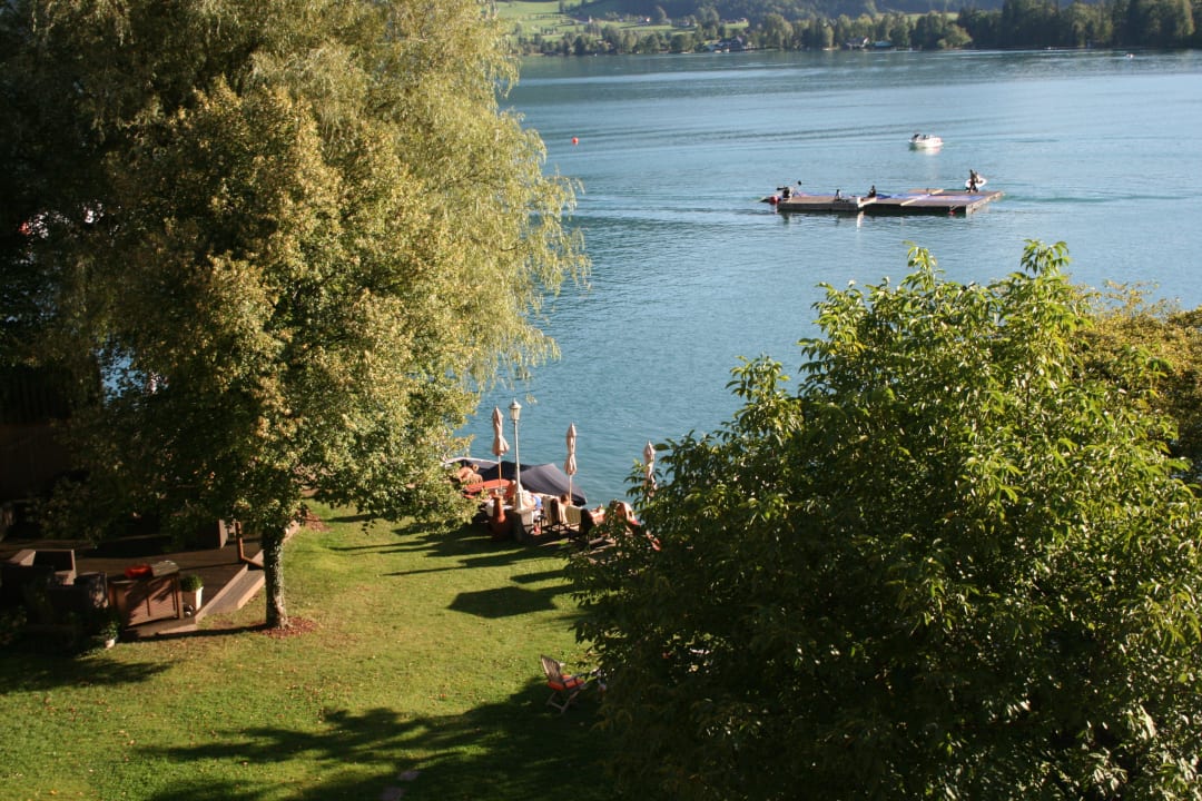 Blick vom Balkon Hotel Cortisen