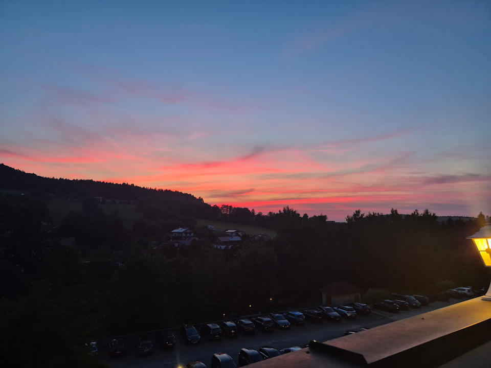 Ausblick Burghotel Am Hohen Bogen