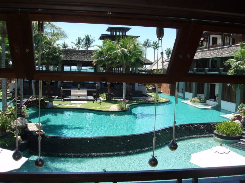 Poolblick von der Rezeption Hotel Mai Samui Beach Resort & Spa