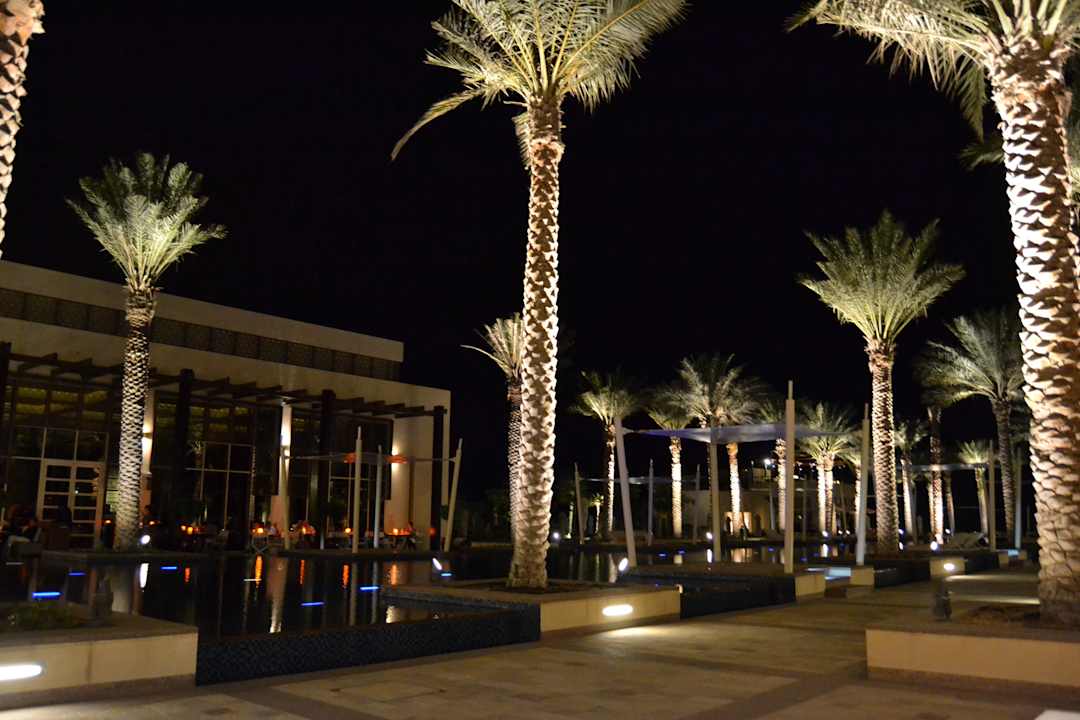 Blick aus dem Steakhouse Park Hyatt Abu Dhabi Hotel and Villas