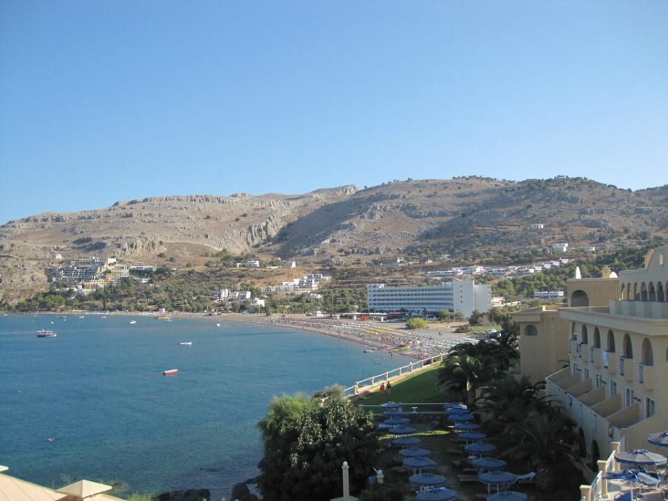 Вид с балкона Lindos Royal Resort