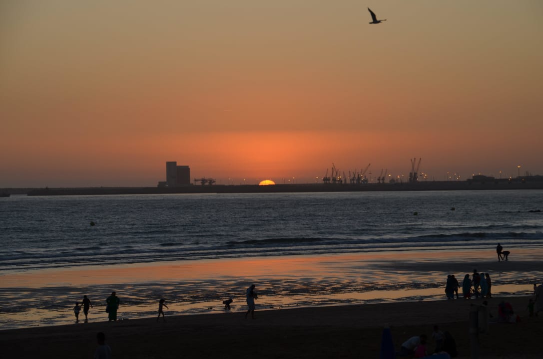 Sonnenuntergang Hotel Riu Tikida Dunas