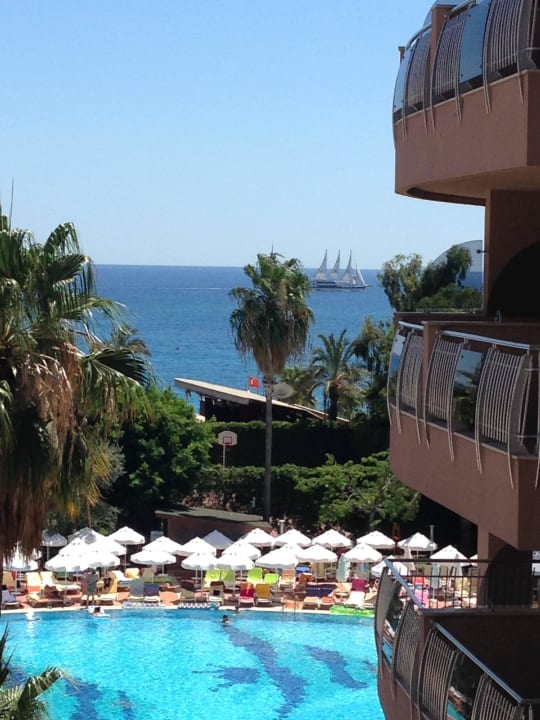 Meerblick aus 1. Etage Arycanda Kirman Premium