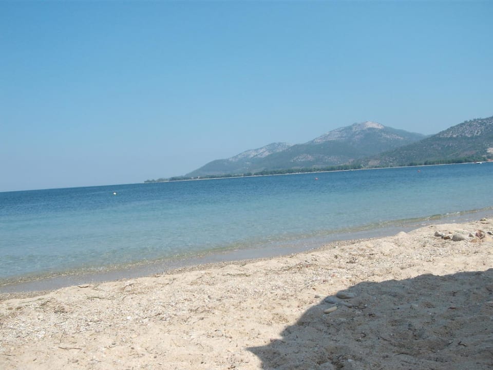 Ausblick aufs Meer Prinos Hafen  Hotel Artemis