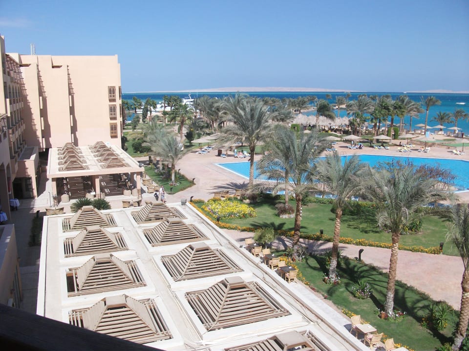 Blick von meinem Zimmer Continental Hotel Hurghada