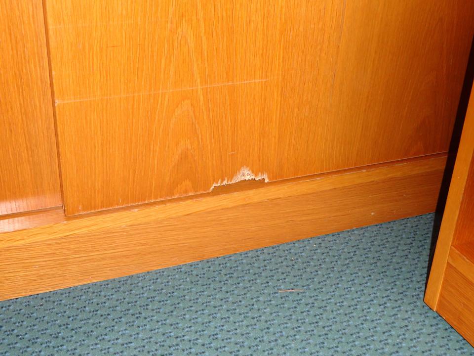 Mobiliar alt und ramponiert Hotel Olimpionico