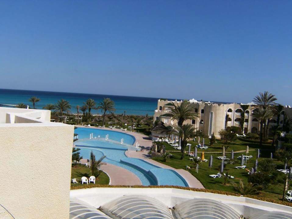 Blick aus unserem Zimmer Mahdia Beach & Aquapark