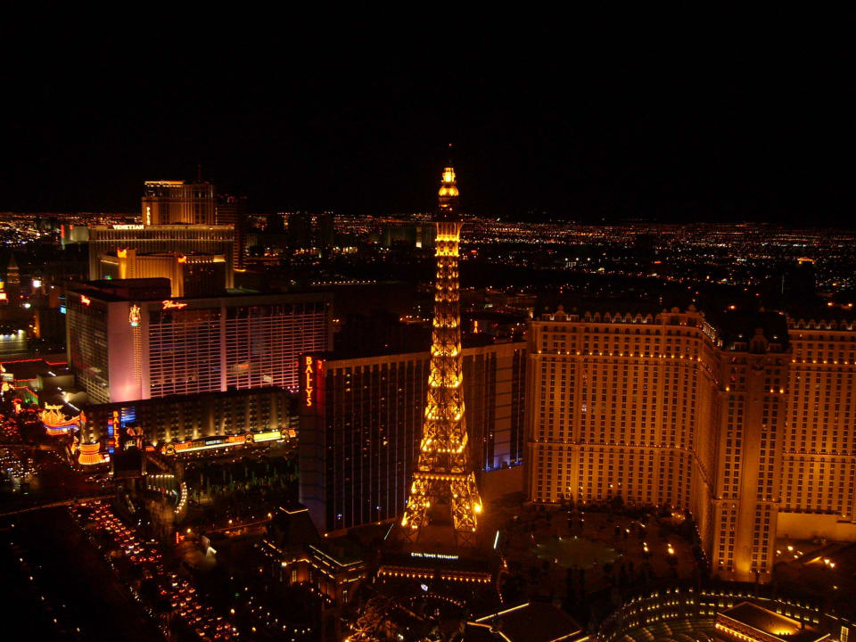 Ausblick bei Nacht The Cosmopolitan of Las Vegas