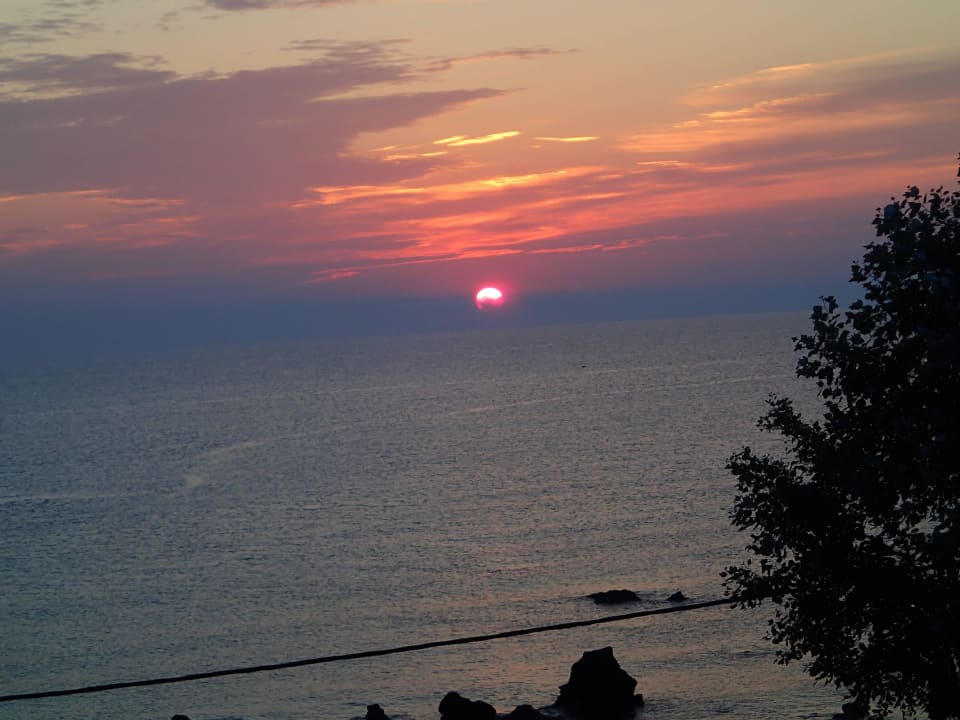 Sonnenaufgang vom Zimmer gesehen Hotel Corissia Princess