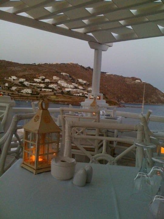 Abendstimmung im Gourmet - Restaurant Kivotos Mykonos