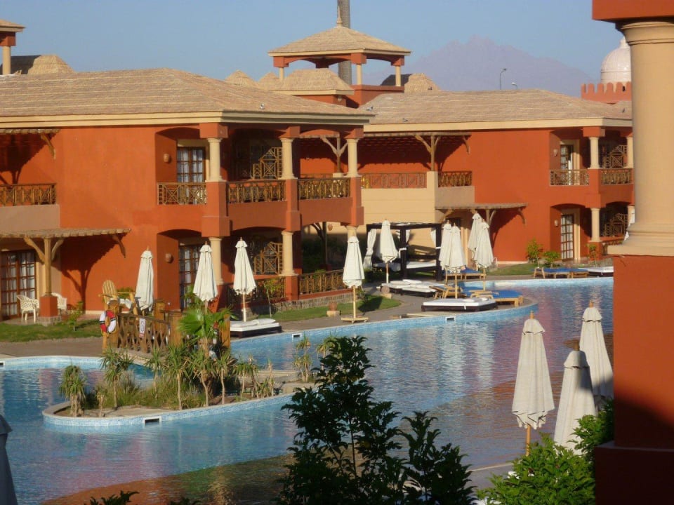 400er Zimmer blick auf Pool Pickalbatros Alf Leila Wa Leila Resort - Neverland Hurghada