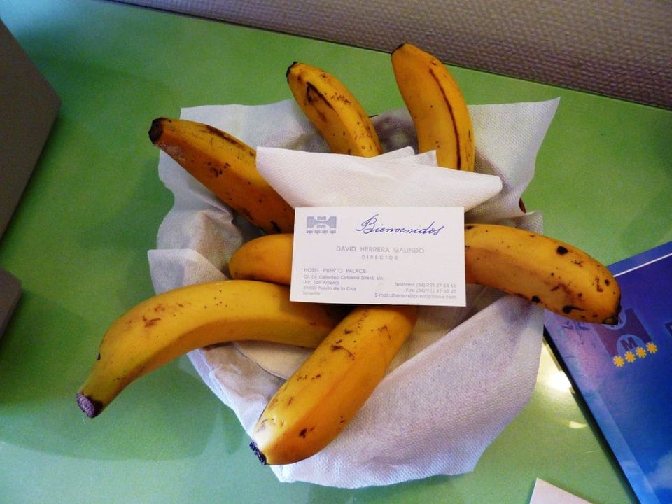 Willkommensgruß Hotel Puerto Palace